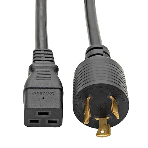 Tripp Lite 14ft Power Cord Extension Cable L6-20P To C19 For PDU/UPS Heavy Duty 20A 12AWG 12' - P040-014
