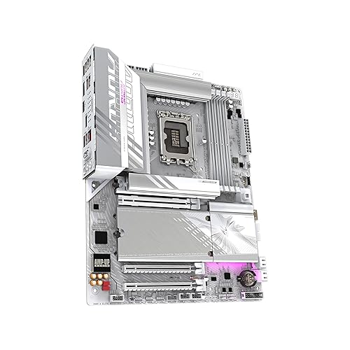 GIGABYTE Z890 AORUS Elite WIFI7 ICE Intel Core Ultra (Series 2) LGA 1851 Motherboard, ATX, DDR5, 3X M.2, PCIe 5.0, Thunderbolt 4, WIFI7, 2.5GbE LAN, EZ-Latch