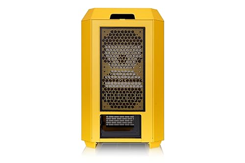 Thermaltake Tower 250 mITX Mini Tower; 2x120mm CT Fans Included; 360mm Radiator Support; 360mm GPU Clearance; Dual Chamber; Butter Caramel; CA-1Z9-00SMWN-00 Tower 250 Butter Caramel Case