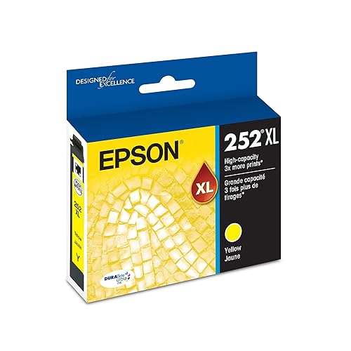Epson T252XL420-S T252XL420 DURABrite Ultra High Capacity Cartridge Ink, Yellow Yellow Ink