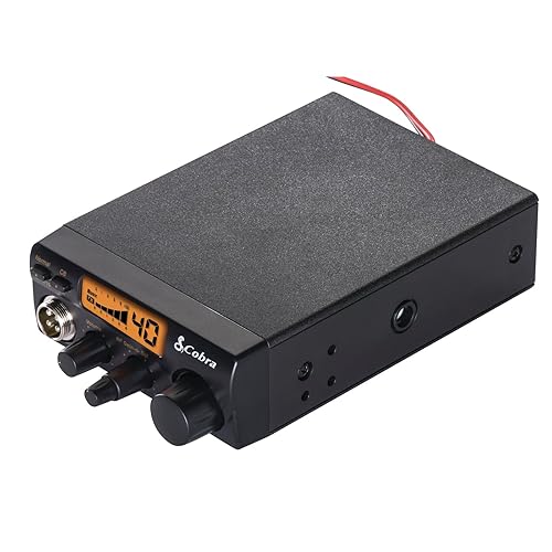 Cobra 19DXIV Professional CB Radio - Instant Channel 9 and 19, 4 Watt Output, Full 40 Channels, LCD Display, RF Gain Control, Compact Design