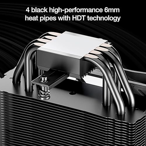 be quiet Pure Rock 3 LX CPU Air Cooler | 4 High Performance 6mm Heat Pipes with HDT Technology | 120mm Quiet ARGB PWM Fan | AMD:AM4 AM5/Intel LGA 1700/1150/1151/1200 | Black | BK040