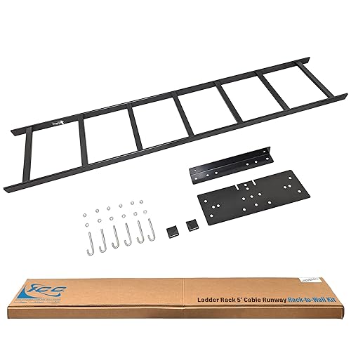 ICC Ladder Rack 5’ Cable Runway Rack-to-Wall Kit 1 Pack 5 FT Rack-to-wall Kit
