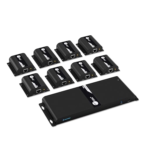 8-Port HDMI Splitter Over Cat6 Extender with IR - 40M 8 Port