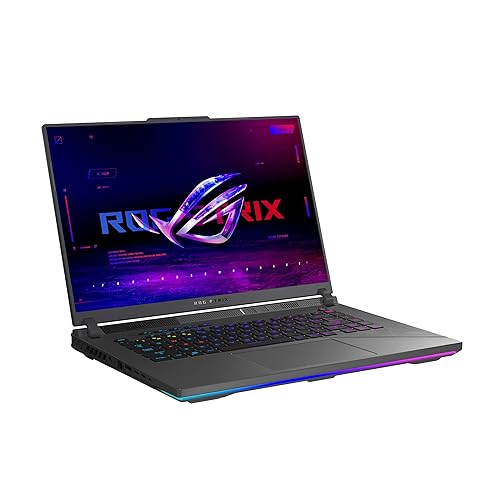 ASUS ROG Strix G16 (2024) Gaming Laptop, 16” Nebula Display 16:10 WQXGA 240Hz, GeForce RTX 4060, Intel Core i9-14900HX, 16GB DDR5, 1TB PCIe SSD, Wi-Fi 6E, Windows 11, G614JVR-DS91-CA