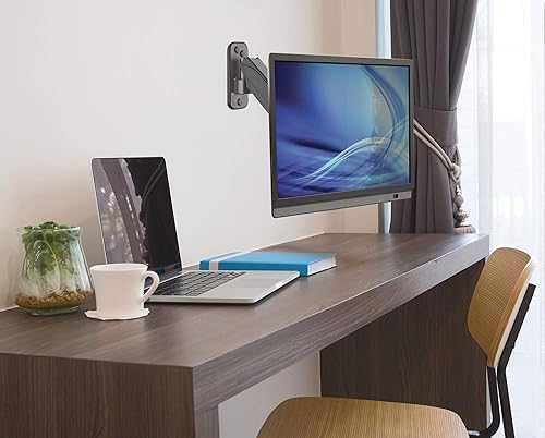 Universal Gas Spring Monitor Wall Mount Single Gas-Spring Arm, Supports One 17 to 32 TV or Monitor Up to 8 Kg (17.64 lbs.) Model Number 461603