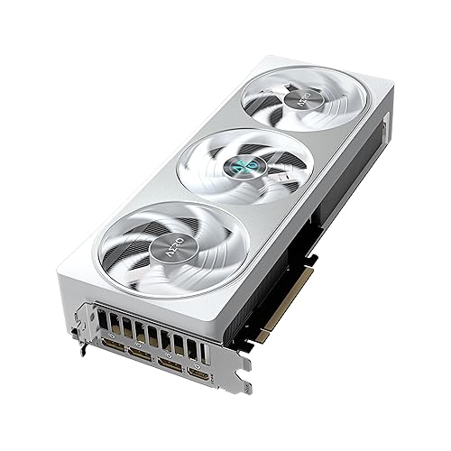 GIGABYTE GeForce RTX 5070 AERO OC 12G Graphics Card, 12GB 192-bit GDDR7, PCIe 5.0, WINDFORCE Cooling System, GV-N5070AERO OC-12GD Video Card