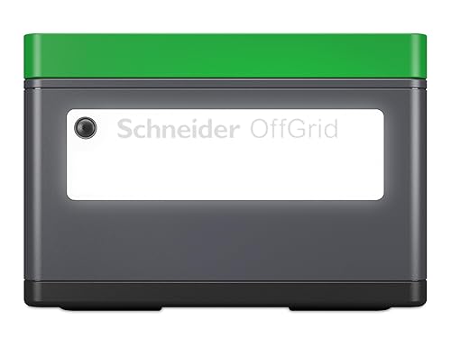 Schneider OffGrid Portable Power Station 300W, PPS330, Lightweight 332Wh Solar Generator: 2 AC Outlets, 60W USB-C PD Output, Wireless Charging, LED Light, for Camping, RV, Home Backup