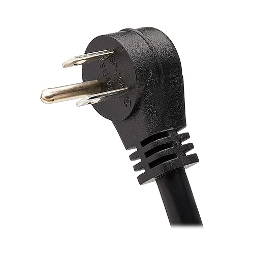 Tripp Lite Safe-IT Surge Protector with Coiled Power Cable, 6 Standard Outlets, Lighted On/Off Switch, 10 Foot Spiral Cord, 300 Joules, 10,000 Insurance & (TLP610COILAM)