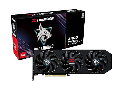 PowerColor Hellhound AMD Radeon RX 9060 XT 8GB GDDR6