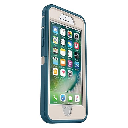 OtterBox iPhone SE 3rd & 2nd Gen, iPhone 8 & iPhone 7 (not Compatible with Plus Sized Models) Defender Series Case - Big SUR, Rugged & Durable, with Port Protection, Includes Holster Clip Kickstand Retail Packaging Big Sur