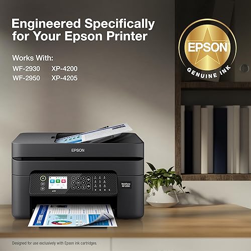 EPSON 232 Claria Ink Standard Capacity Colour Combo Pack (T232520-S) Works with Workforce WF-2930, WF-2950, Expression XP-4200, XP-4205