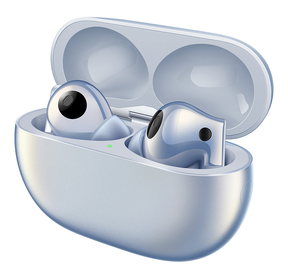 HUAWEI FreeBuds Pro 2, Hi-Res Dual Sound System, 3 mic Intelligent ANC (up to 47dB), Crystal Clear Call with Bone Sensor, Triple Adaptive EQ, Compatible with Android & iOS, Silver Blue