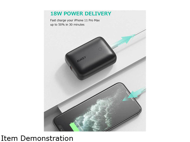 Aukey Basix Mini Black 10000 mAh PD Power Bank PB-N83