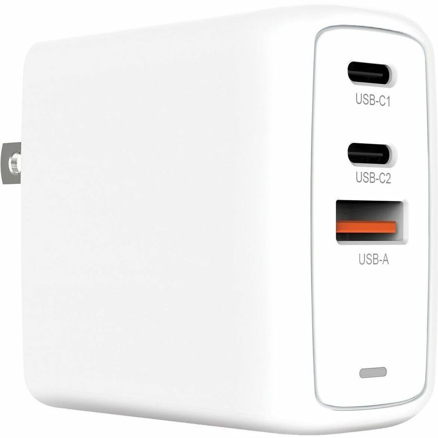 Creative RWD067A White 3-Port USB GaN Wall Charger with PPS, PD 3.0, and QC 4.0+