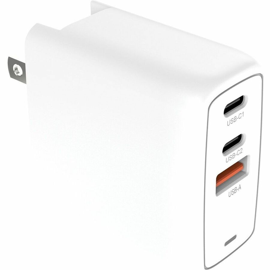 Creative RWD067A White 3-Port USB GaN Wall Charger with PPS, PD 3.0, and QC 4.0+