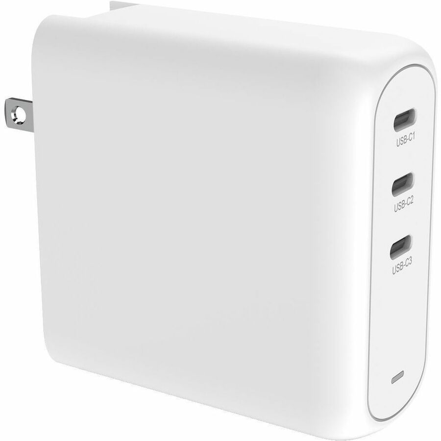 Creative RWD140A White 3-Port USB-C GaN Wall Charger with PPS, PD 3.1, and QC4.0+