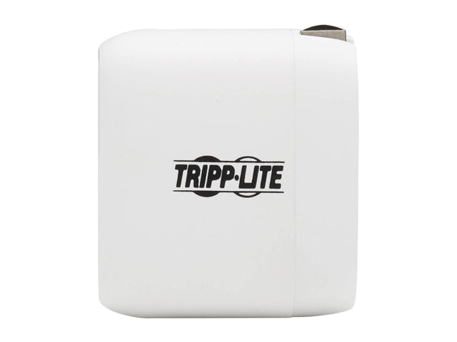 Compact USB-C Wall Charger - 18W PD Charging, GaN Technology, USB-C to Lightning Cable, White