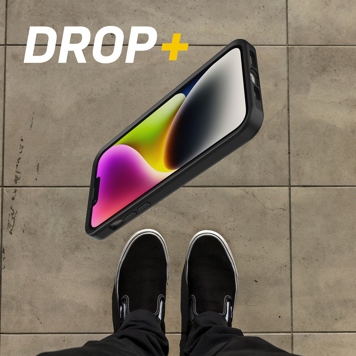 OtterBox Symmetry Series+ Black iPhone 14 Plus Case for MagSafe 77-88996