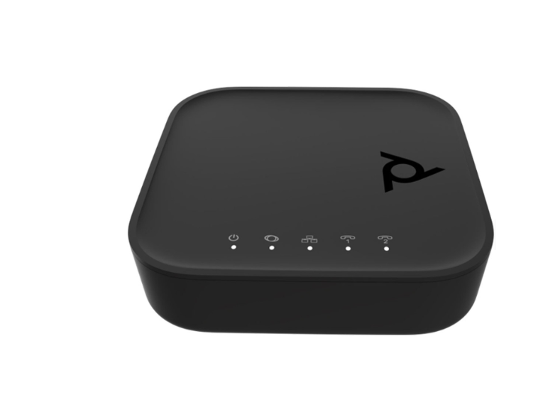 HP Poly ATA 402 2FXS Voice Port VoIP Adapter w/ Open SIP and Power Supply | 8F3H5AA#ABA