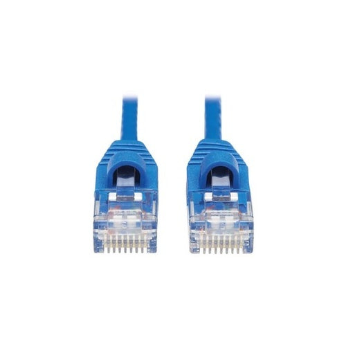 Tripp Lite Cat6a 10G Snagless Molded Slim UTP Network Patch Cable (M/M), Blue, 10 Ft