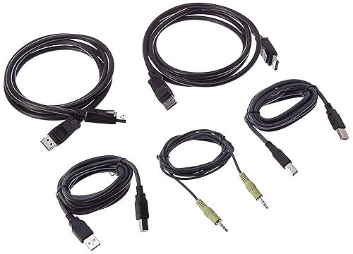 Aten 2L7D02UDPX5 6ft. Dual Display Displayport Secure