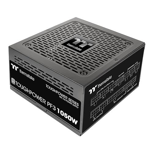 Thermaltake Toughpower PF3 ATX 3.0 1050W 80+ Platinum Full Modular SLI/Crossfire Ready Power Supply; PCIe 5.0 12VHPWR Connector Included; 10 Year Warranty; PS-TPD-1050FNFAPU-L
