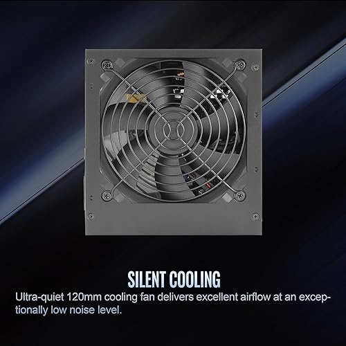 Smart W3 Series 80Plus Certified 500W Power Supply; ATX v3.1 Spec; 120mm FDB Fan; 5 Year Warranty; PS-SPW-0500NNFAWU-1