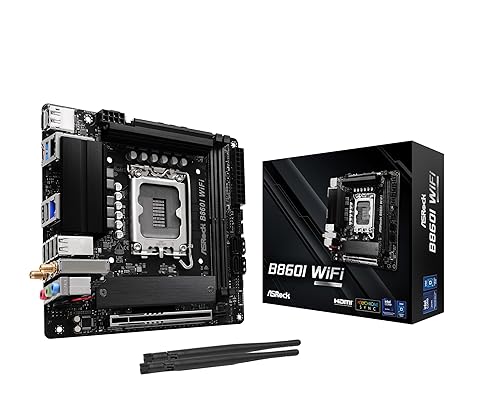 ASRock Intel Core Ultra B860 LGA1851 B860I WiFi 6E DDR5 8933 MHz 128GB M.2 Mini ITX Motherboard SATA3 6.0 Gb/s PCIe 5.0