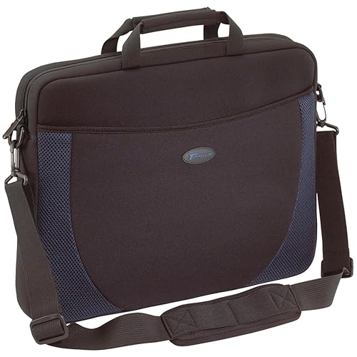 Targus Neoprene Slipcase Sleeve with Shoulder Strap, Professional Business and Travel Laptop