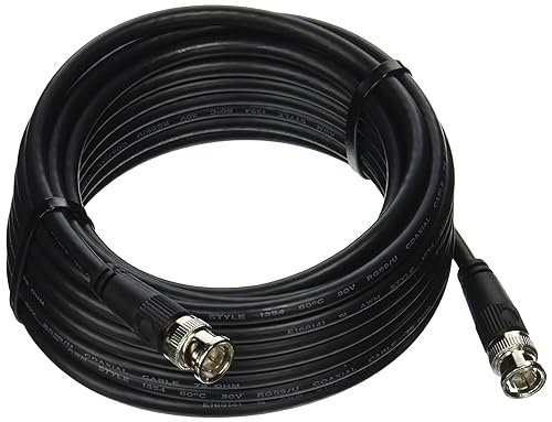 C2G 40029 75 OHM BNC Cable, Black (25 Feet, 7.62 Meters)