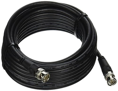 C2G 40029 75 OHM BNC Cable, Black (25 Feet, 7.62 Meters)