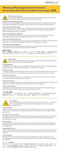 StarTech.com MSA Uncoded Compatible 10m 10G SFP+ to SFP+ Direct Attach Breakout Cable Twinax - 10 GbE SFP+ Copper DAC 10 Gbps Low Power Active Transceiver Module DAC (SFP10GAC10M)