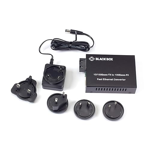 Black Box Network Services Easily Convert Base-TX to Base-FX-TP.