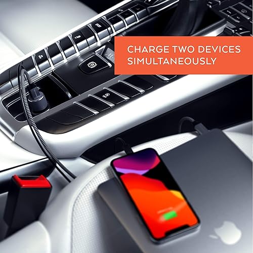 Satechi 72 W USB-C Car Adaptor Space Size