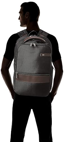 Samsonite Kombi Business Backpack, Black/Brown, 16.25 x 10.5 x 5-Inch 16.25 x 10.5 x 5-Inch Black/Brown