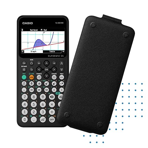 Casio fx-CG100 ClassWiz® Color Graphing Calculator with 3D Graph & Python | Large High-Res Display, Basic & Advanced Functions | Ideal for Exams, STEM, Programming & Advanced Math