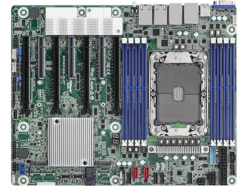 AsRock Rack SPC621D8-2L2T ATX Server Motherboard, Single Socket P+ (LGA 4189), 3rd Gen Intel® Xeon® Scalable Processors, C621A, Dual 1GbE+10GbE