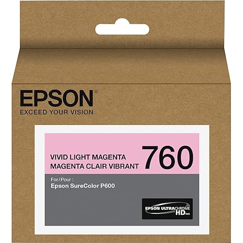 Epson 760, Light Magenta Ink Cartridge (T760620)