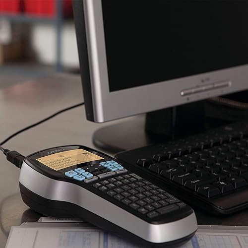 DYMO LabelManager 420P High Performance Rechargeable Portable Label Maker with PC or Mac connection (1768815) Black Portable Label Maker