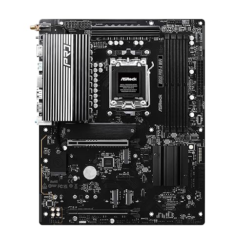 ASRock AMD B850 Pro A WiFi 6E Socket AM5 Ryzen DDR5 8000 MHz 256GB ATX Motherboard M.2 SATA3 6.0 Gb/s PCIe 5.0