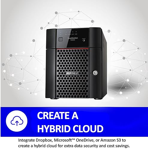 BUFFALO TeraStation 3430DN 4-Bay 16TB (2x8TB) Desktop Small-Med Business NAS w/Hard Drives Included