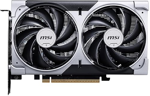 MSI Gaming RTX 5060 8G Ventus 2X OC Graphics Card (8GB GDDR7,TBA-bit, Extreme Performance: TBA MHz, DisplayPort x3 2.1a, HDMI 2.1b, NVIDIA Blackwell Architecture)