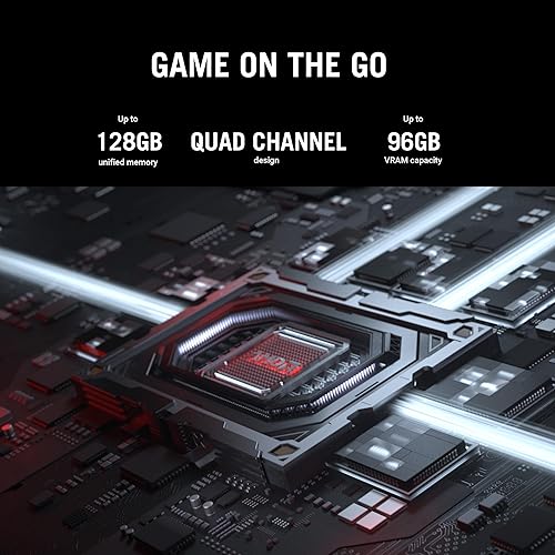 ASUS ROG Flow Z13 (2025) Gaming Laptop, 13-inch 2.5K 180Hz Nebula Display, AMD Ryzen AI Max 395+ Processor, 32GB RAM, 1TB Storage, Windows 11, GZ302EA-XS96