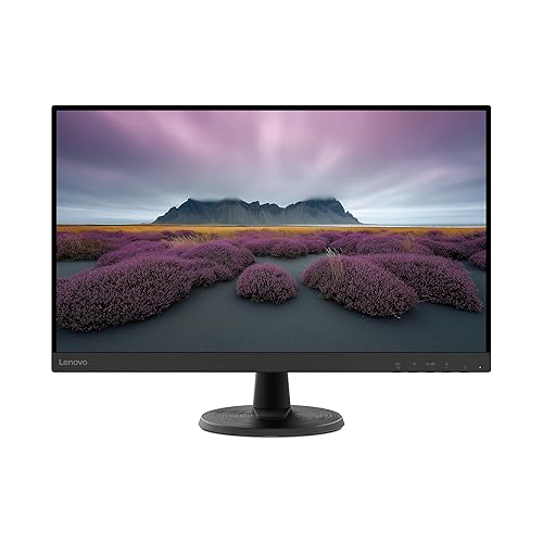 Lenovo D27-40 Monitor - All-in-One Monitor - 27 FHD Display - 75Hz Refresh Rate - Natural Low Blue Light - AMD FreeSync™ - 0.4ms MPRT - Raven Black - Tilt Stand 24 FHD 75Hz