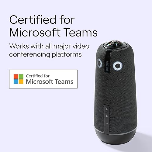 Owl Labs Meeting Owl 4+ Premium Pack - 360 Degree, 4K Smart Video Conference Camera, Microphone, and Speaker (Includes Accessories and Warranty)