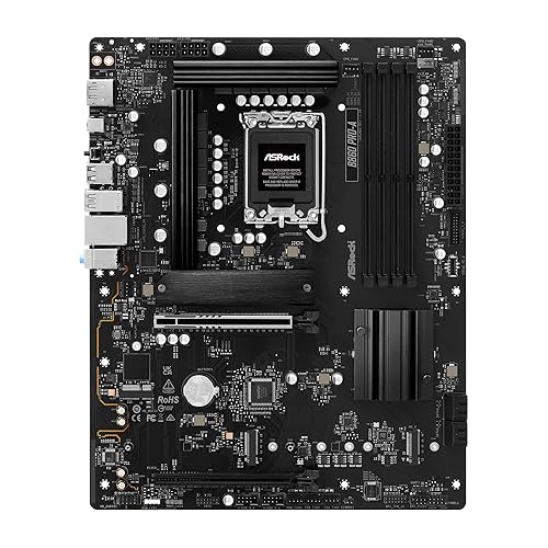 ASRock B860 Pro A Intel Core Ultra DDR5 8666 MHz 256GB M.2 LGA1851 ATX Motherboard BIOS Flashback SATA3 6.0 Gb/s PCIe 5.0