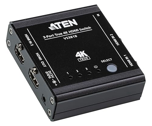 ATEN 3 Port True 4K HDMI Switch