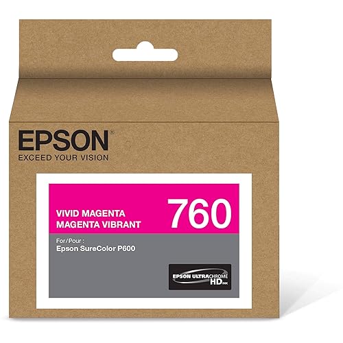 Epson T760320 760, Magenta Ink Cartridge