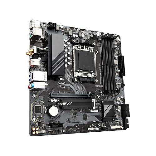 GIGABYTE A620M GAMING X AX (Rev. 1.1) AM5 LGA 1718 AMD A620 M-ATX, DDR5, PCIe 4.0 M.2, PCIe 4.0, USB 3.2 Gen1x2 Type-C, Wi-Fi 6E, Realtek 1GbE LAN, Q-Flash Plus, PCIe EZ-Latch